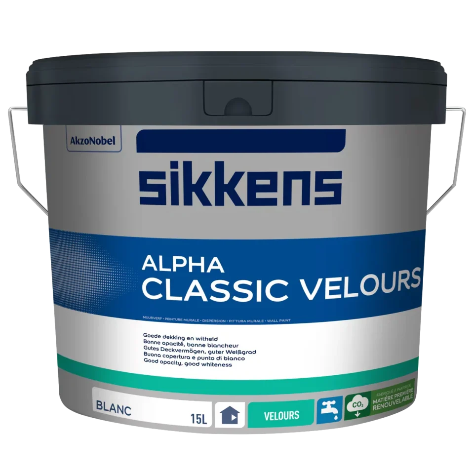 Alpha Classic velours blanc